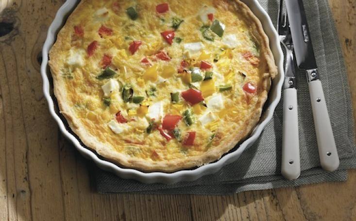recipe image Kalifornský koláč s paprikou a syrom Feta