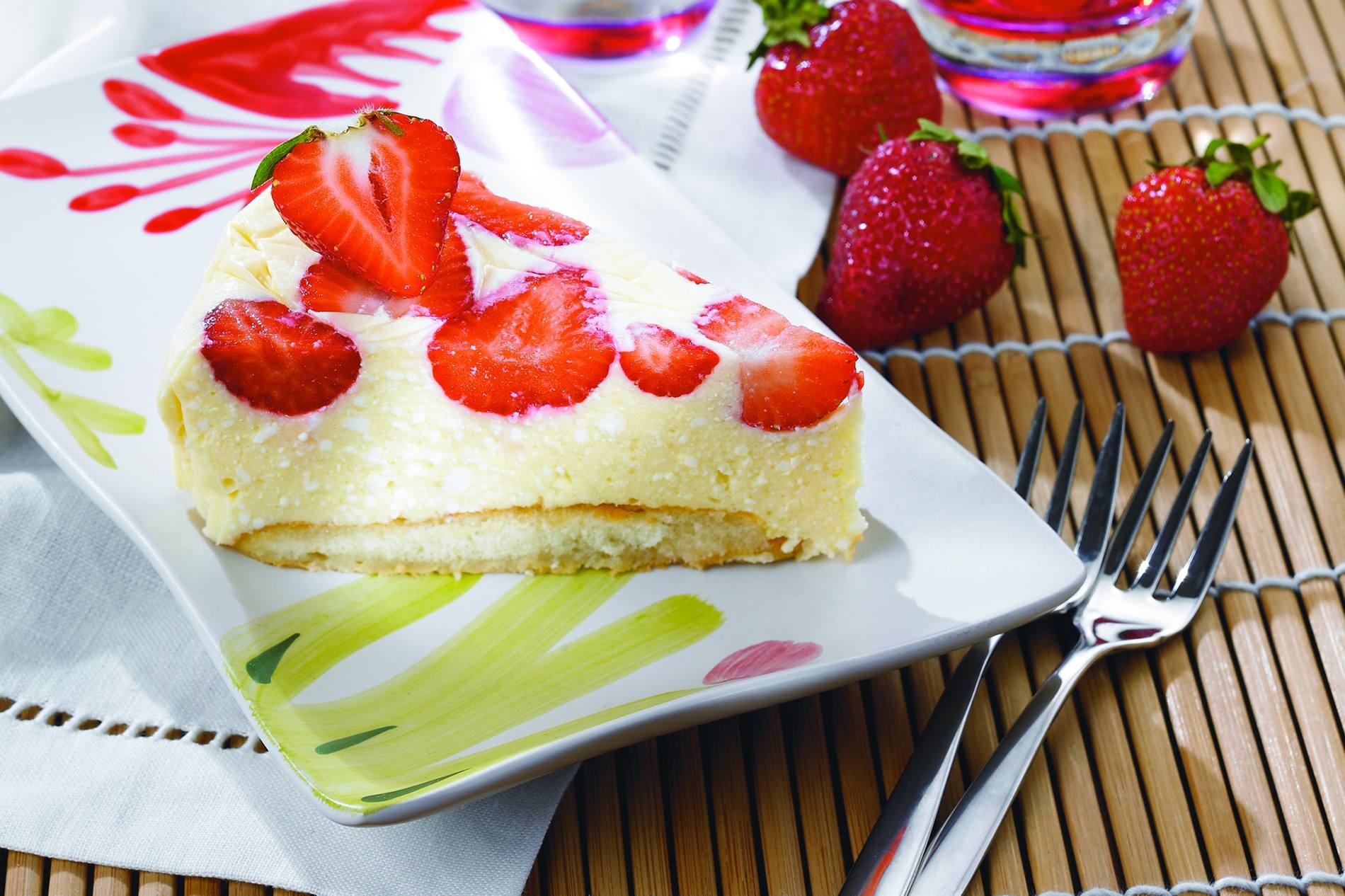 recipe image Jahodovo-tvarohová pochúťka