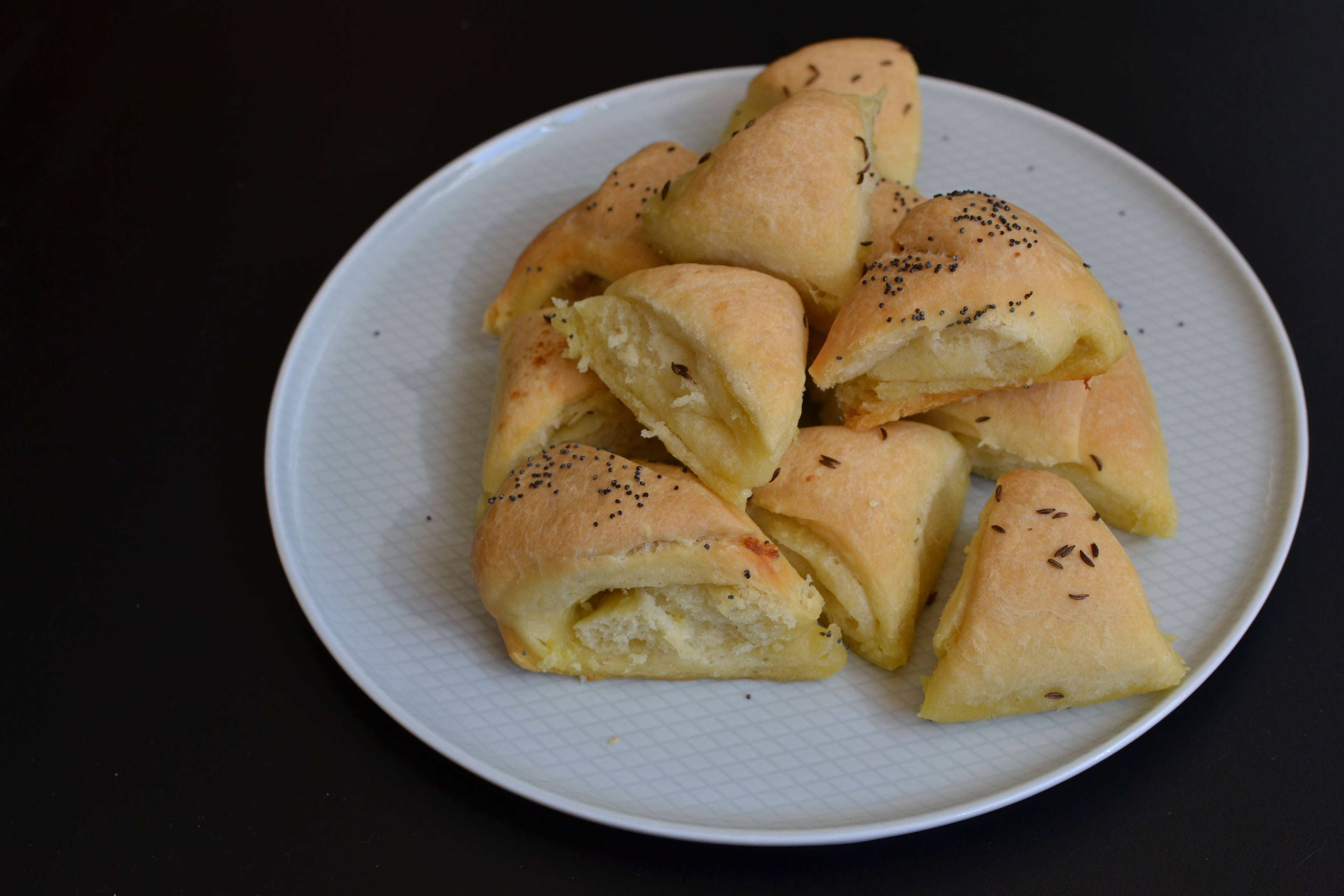 recipe image Cesnakové trojhrančeky